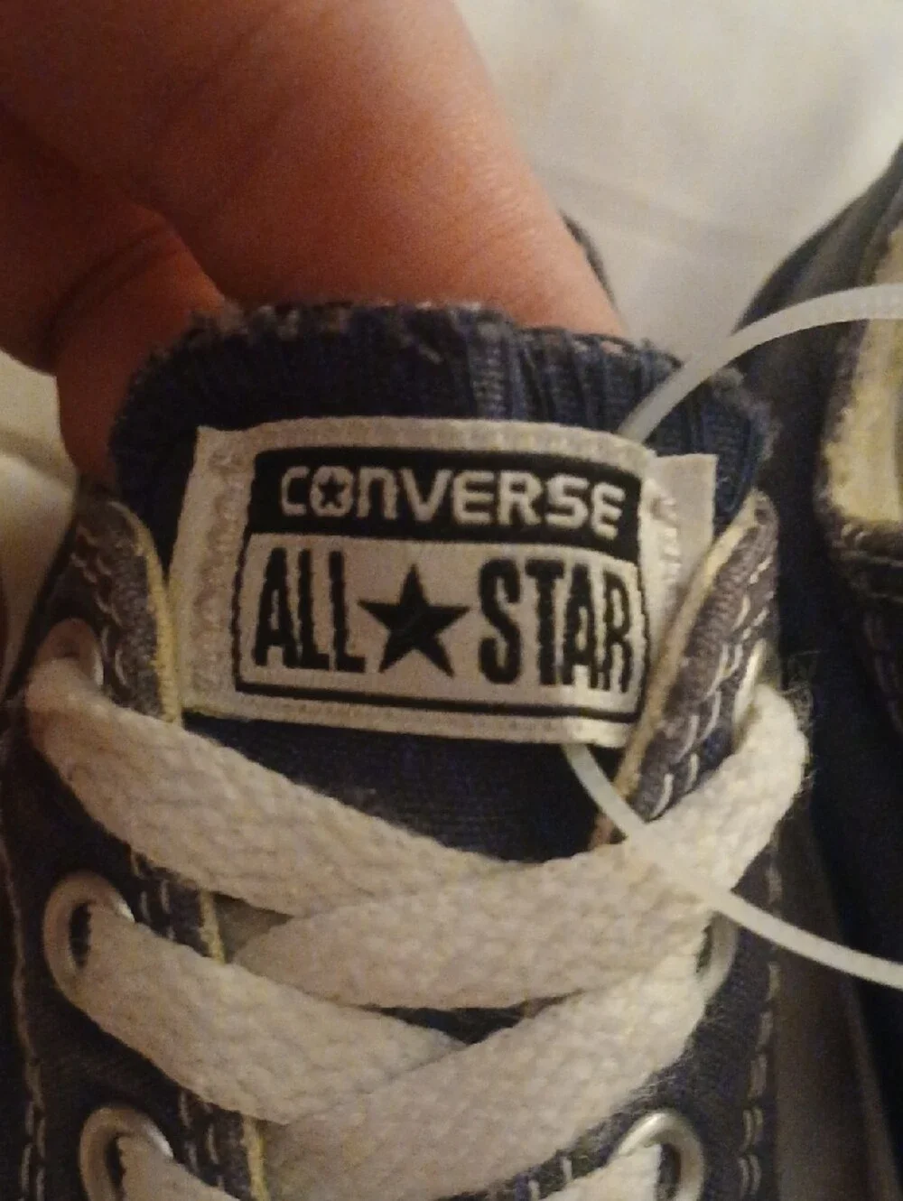 Converse Kids Low-Top Sneakers in Navy and White